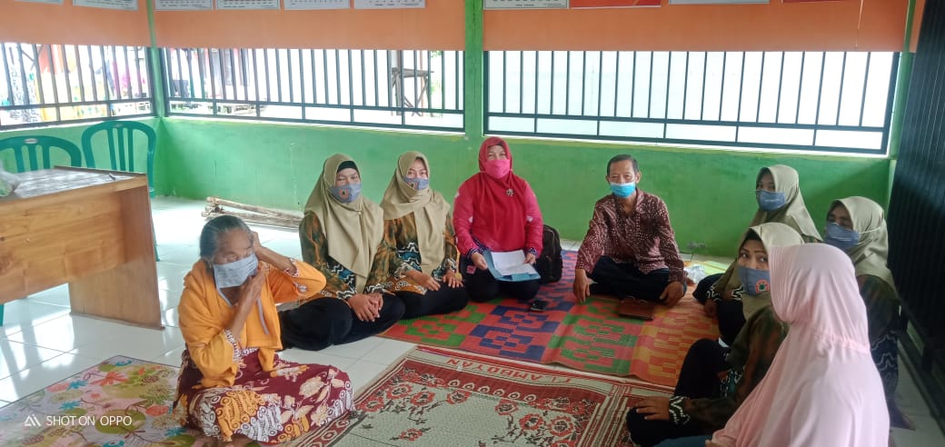 Pertemuan Poktan (BKL) Desa Sungai Rasau Kecamatan Bumi Makmur.