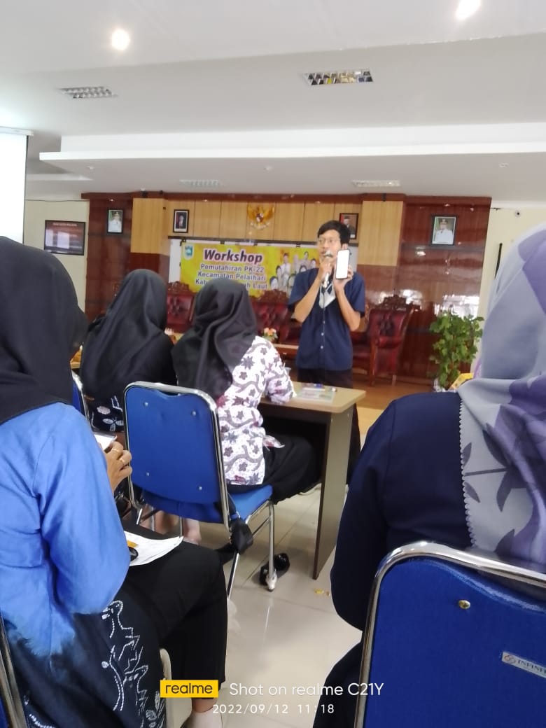 Workshop Pemutakhiran PK 2022 di Kecamatan Pelaihari