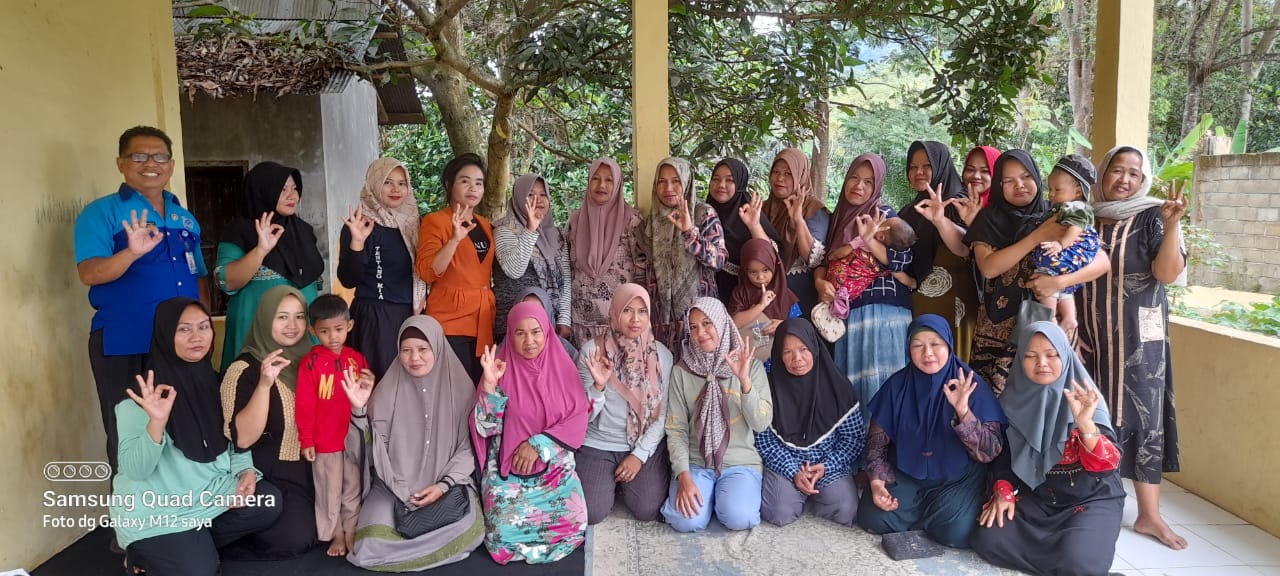 Pertemuan Rutin Kelompok BK Mawar Kencan  Dusun I Desa Tanjung.