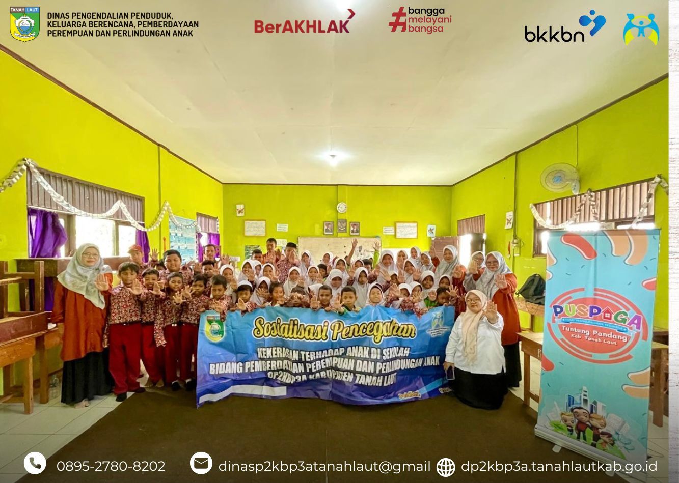 Sosialisasi Pencegahan Kekerasan di UPT SD Ketapang Kecamatan  Bajuin