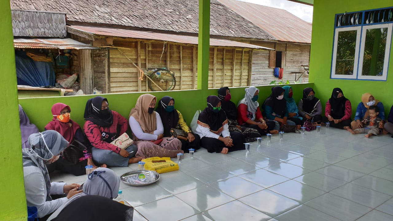 Kegiatan Pertemuan Forum Musyawarah Tingkat Desa di Kampung KB Desa Handil  Negara.