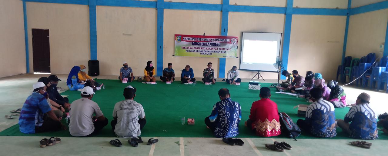 Kegiatan Musyawarah Rencana Pembangunan di Desa Pemalongan.