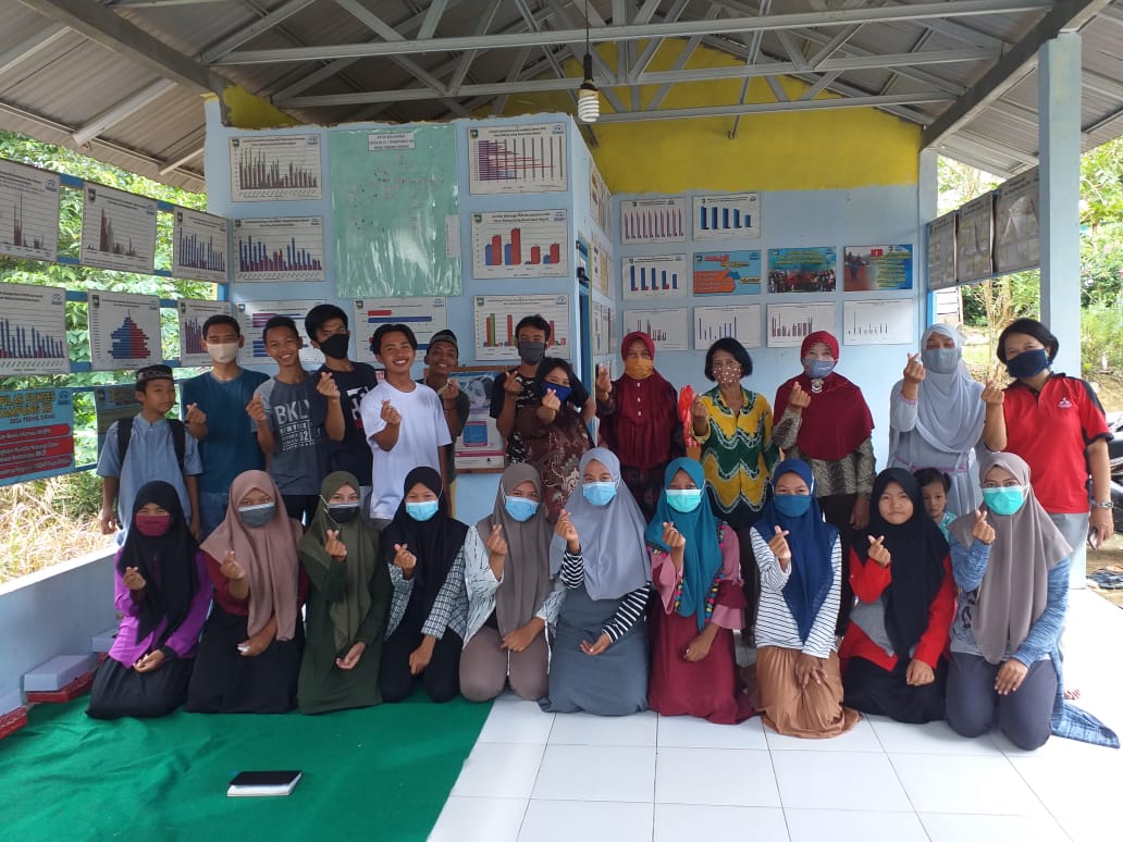 Kegiatan Penjaringan Kader Perubahan Prilaku dan Pembinaan PIK Remaja Kampung KB Desa Tebing Siring.