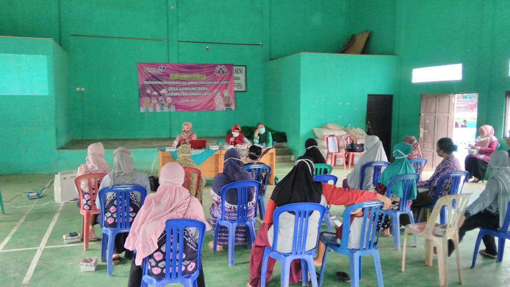 Kegiatan Sosialisasi Pendampingan Perawatan Jangka Panjang Bagi Lansia di Kampung KB Percontohan.