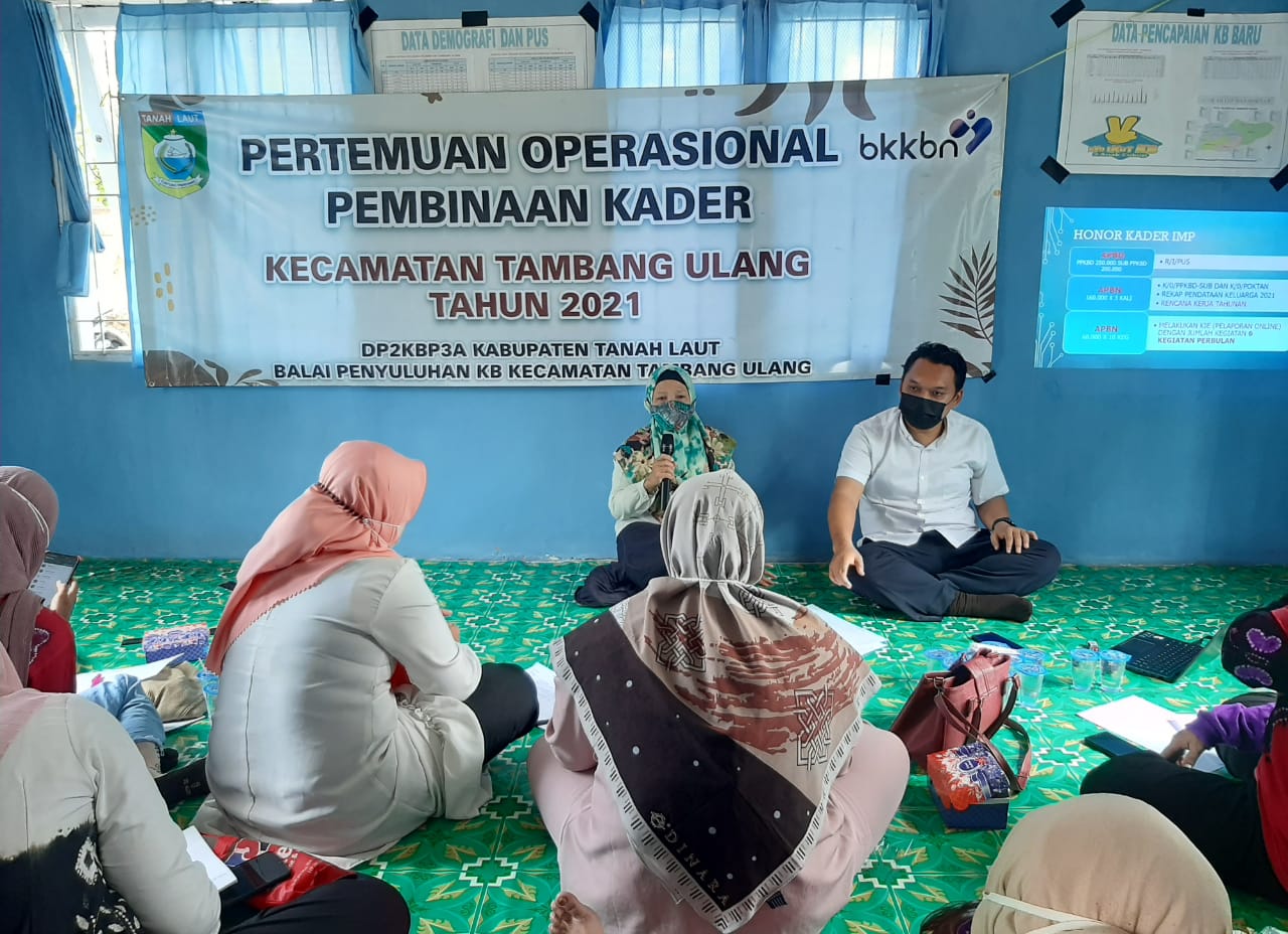 Kegiatan Pertemuan Operasional Pembinaan Kader Kecamatan Tambang Ulang.