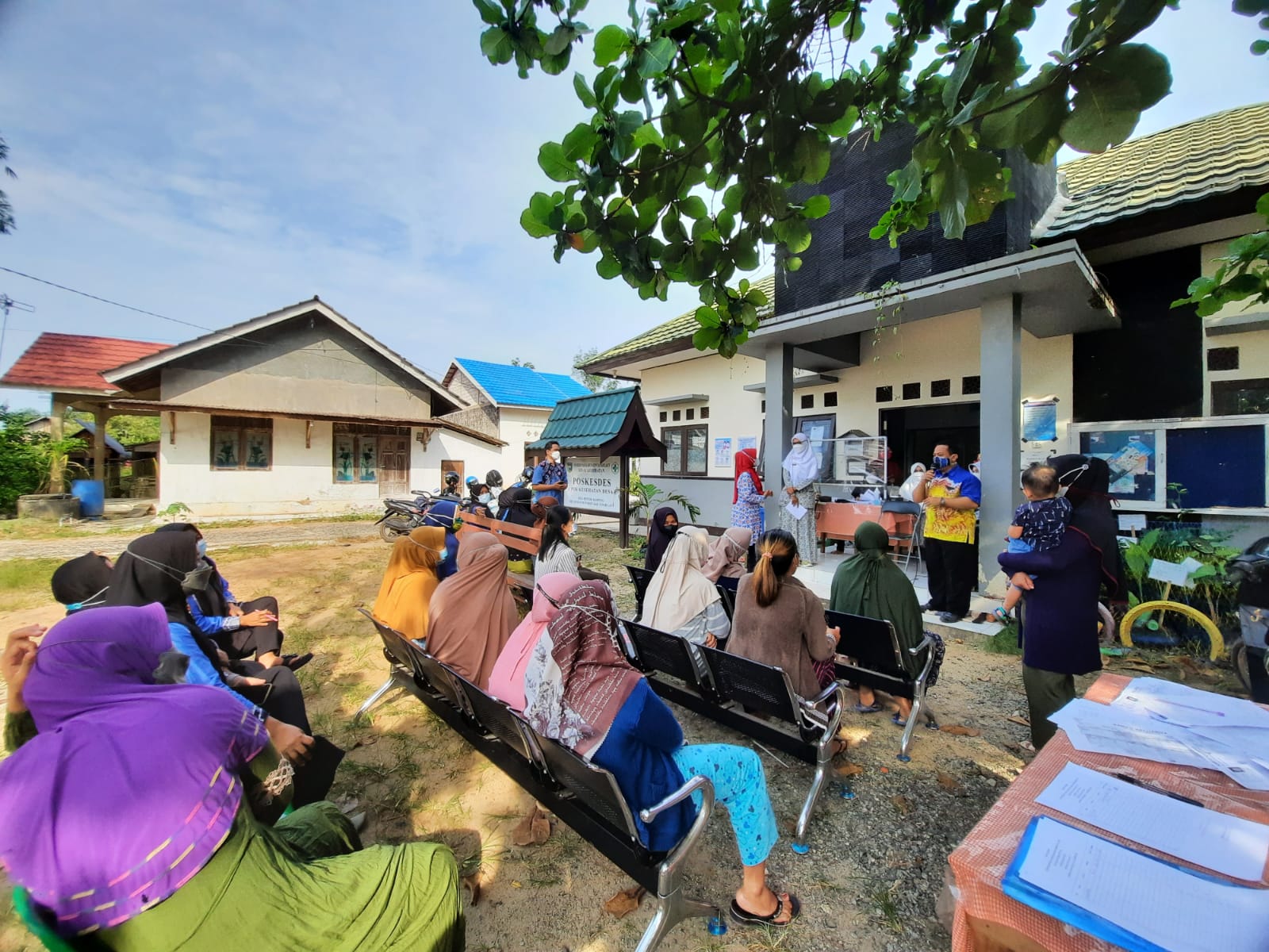 Pelaksanaan Operasional Penyuluhan KB Tahun 2021 di Desa Bentok Kampung.