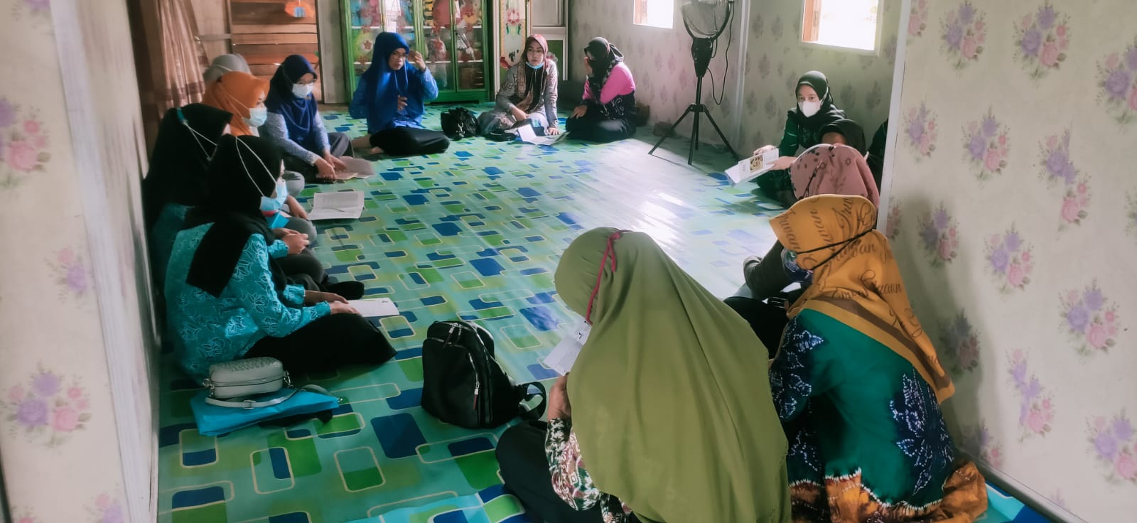 Pertemuan Operasional Ketahanan Keluarga Berbasis Poktan BKB di Kampung KB Desa Handil Negara