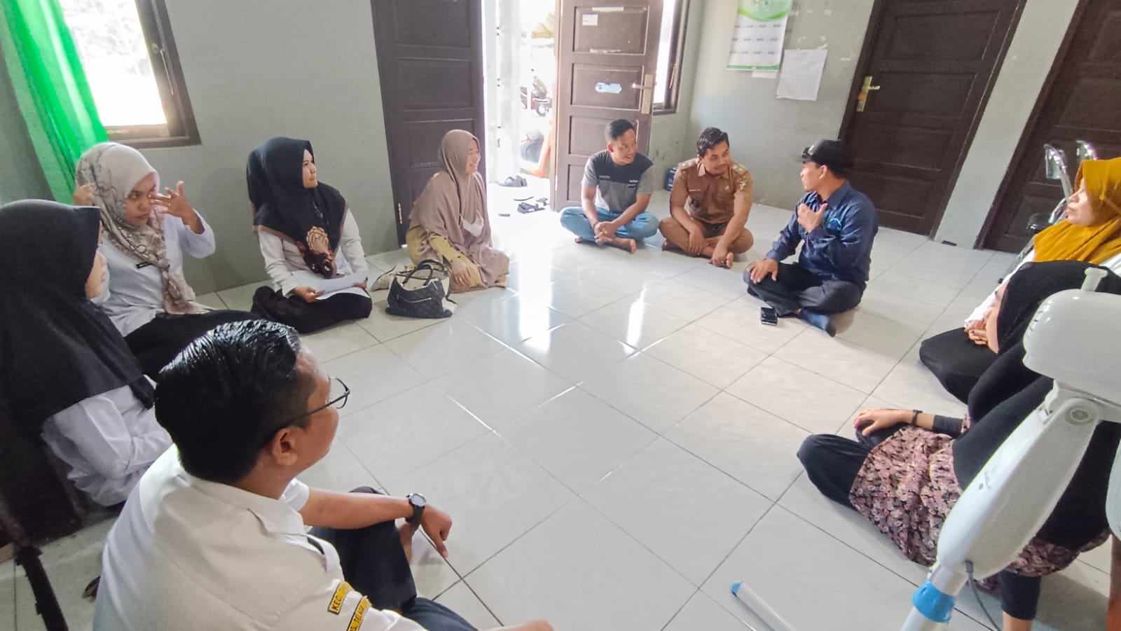 Kegiatan Pertemuan Kelompok Kerja Kampung KB Desa Telaga Langsat Kecamatan Takisung.