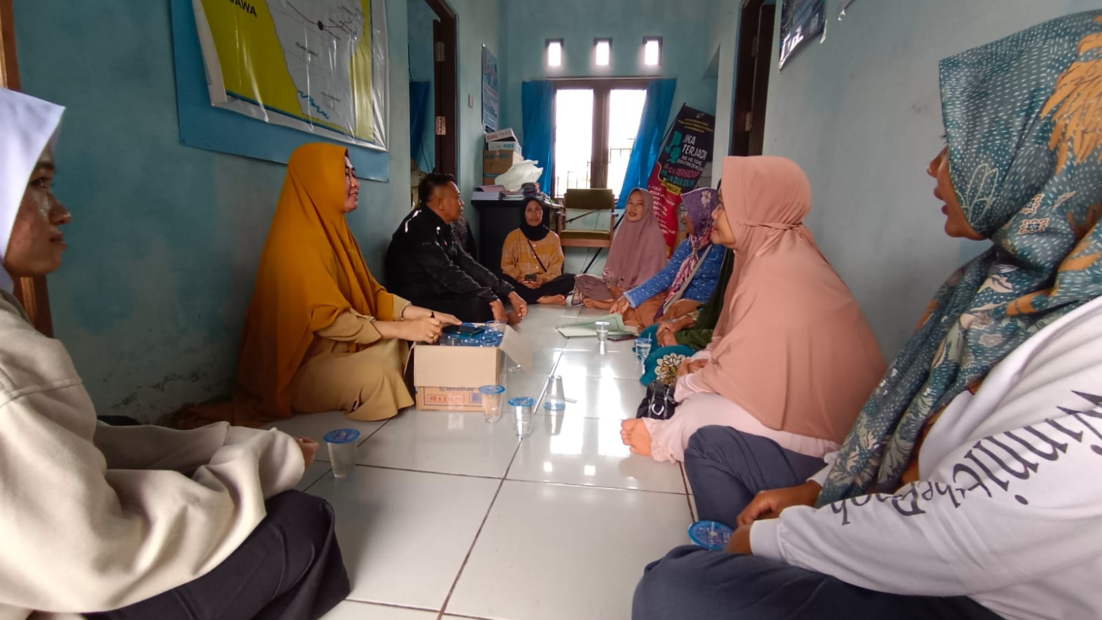 Persiapan Kader Untuk Acara Harganas Tingkat Kabupaten oleh PKB Kecamatan Takisung