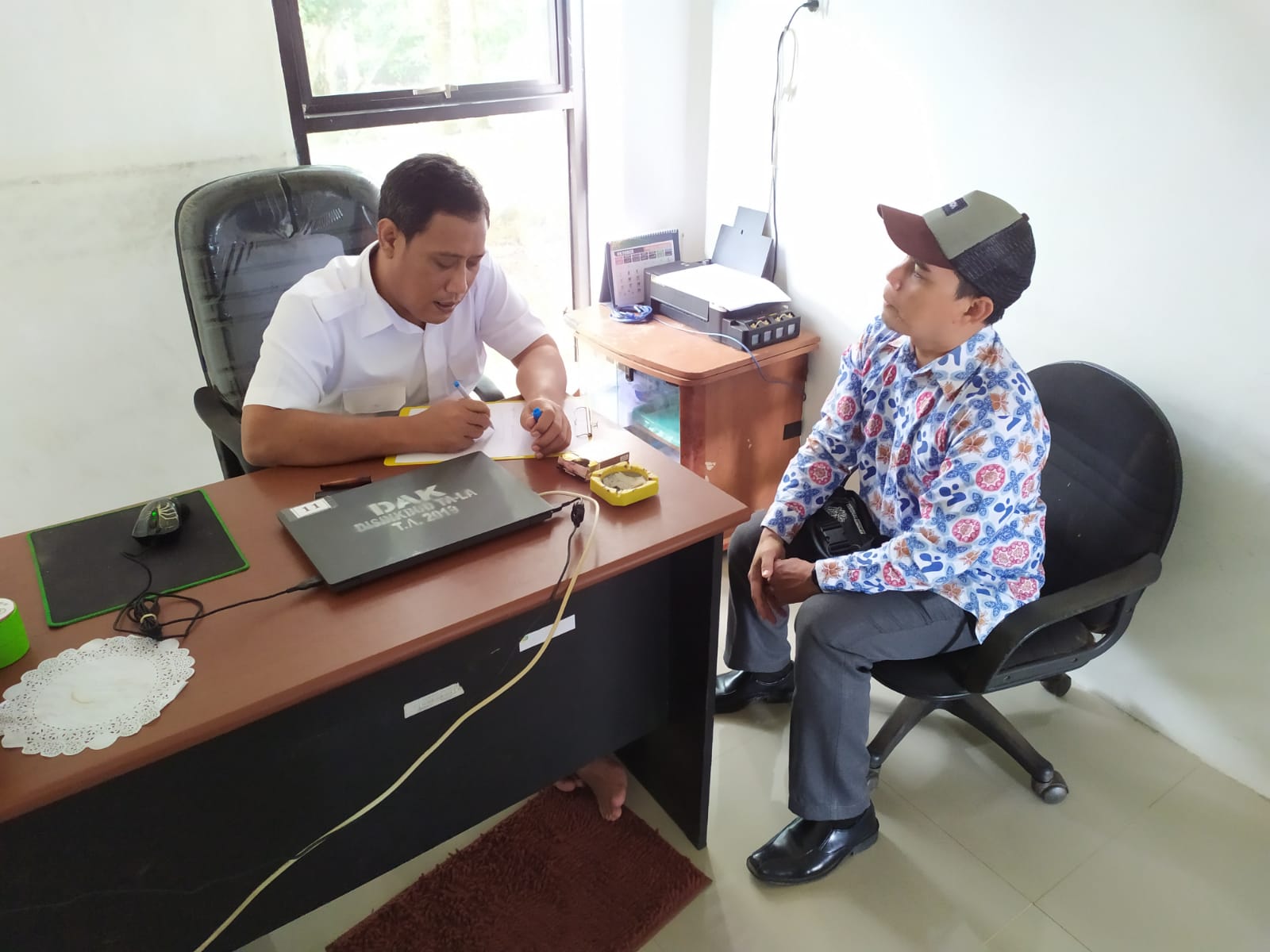Advokasi dan Koordinasi Ke Tokoh formal Tingkat Kecamatan Oleh PKB Kecamatan Takisung